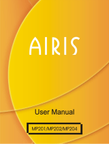 AIRIS MP202 User manual