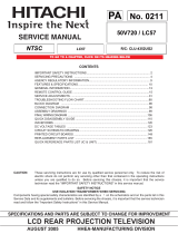 Hitachi LC57 User manual