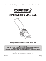Columbia 260 Series User manual