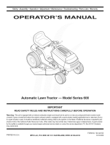 MTD 600 SERIES User manual