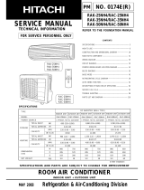 Hitachi RAC25NH4 User manual