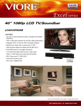 VIORE LC40VXF60SB Features