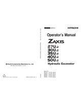 Hitachi ZX35U-2 User manual