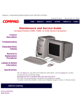 Compaq Presario 4900 Series Maintenance And Service Manual