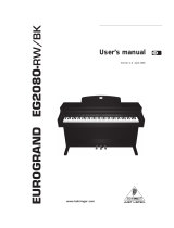 Behringer EUROGRAND EG2080-BK User manual