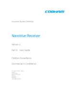 COBHAM NanoVue User manual