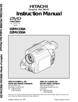 Hitachi DZ-MV200A - Camcorder User manual