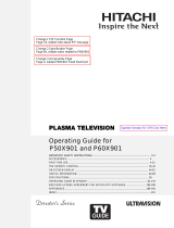 Hitachi Director's P50X901 Operating instructions