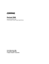 Compaq ProLiant 5500 Setup And Installation Manual