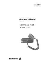 Ericsson TRUNKED MDX User manual