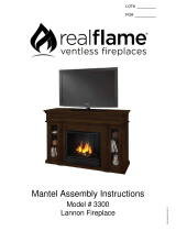 Real Flame Lannon 3300 Assembly Instructions Manual