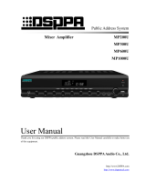 DSPPA MP600U User manual