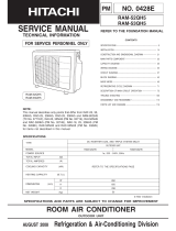 Hitachi RAM-52QH5 User manual