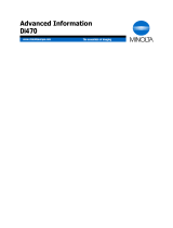 Konica Minolta Di470 Owner's manual