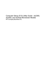 Compaq dx2420 - Microtower PC Utility Manual