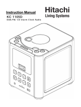 Hitachi KC 1105D User manual