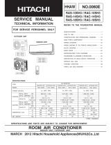 Hitachi RAS-10SH3 User manual