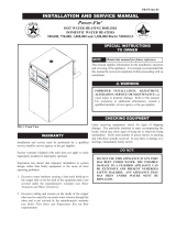 Lochinvar Power-Fin Installation and Service Manual