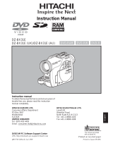 Hitachi DZ-BX31EUK User manual