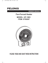 Pelonis HF-1003 Owner's manual