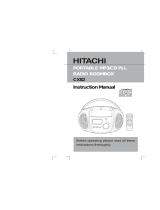 Hitachi CX82 User manual