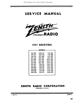 Zenith 7-D-127 User manual