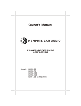 Memphis 16-PR2.75 Owner's manual