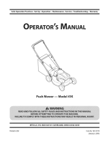 MTD 11A-41K3001 User manual