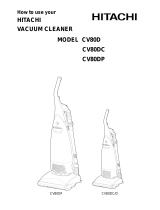 Hitachi CV80DC User manual