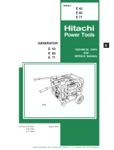 Hitachi E60 User manual