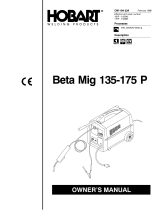 Hobart Beta Mig 175 P Owner's manual