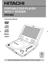 Hitachi PDV302 User manual