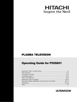 Hitachi P50S601 - 50" Plasma TV Operating instructions