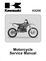 Kawasaki KX250 User manual