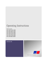 MTU 6R 1600 G20F Operating Instructions Manual