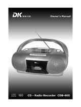 DK Digital CDB-600 Owner's manual