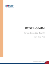Aaeon BOXER-6841M User manual