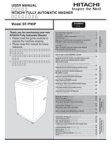 Hitachi SF-P90P User manual