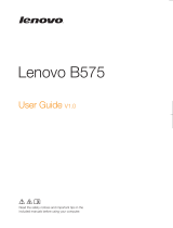 Lenovo B575 User manual