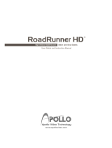 Apollo RoadRunner HD User Manual And Instruction Manual