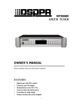 DSPPA MP9908R Owner's manual