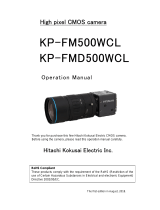 Hitachi KP-FMD500WCL Operating instructions