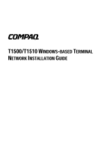Compaq t1000 - Terminal Thin Client PC Network Installation Manual