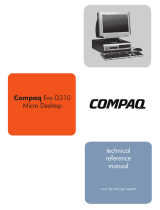 Compaq Evo D310 Microtower Technical Reference Manual