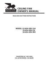 Savoy 44-729-5RV-SN Owner's manual