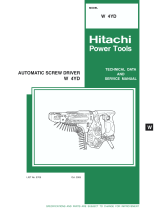 Hitachi W 4YD Technical Data And Service Manual