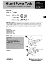 Hitachi CM 9SR Technical Data And Service Manual