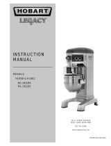 Hobart Legasy HL600 User manual