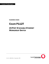 Lucent Technologies Cajun P112T Installation guide