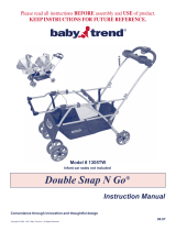 Baby Trend DOUBLE SNAP N GO 1305TW User manual